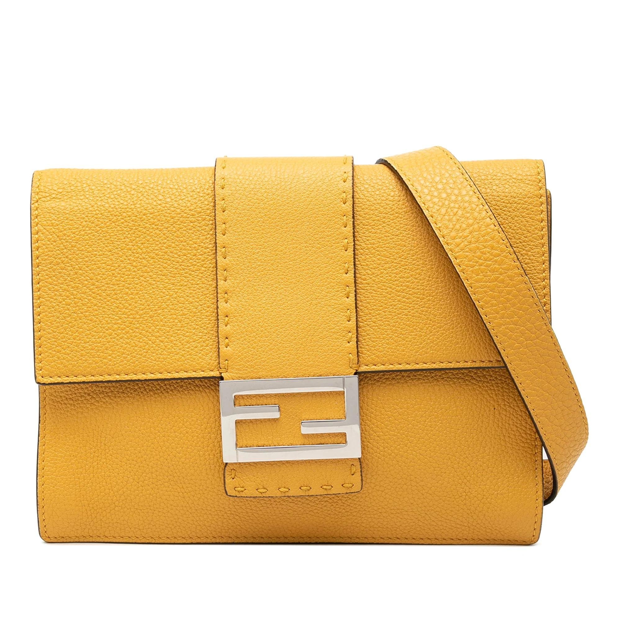 Fendi Baguette leather crossbody bag