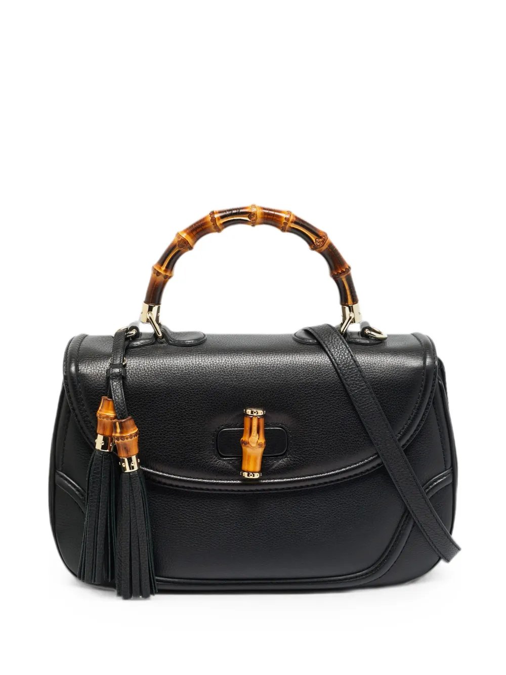 large New Bamboo tassel-detail tote bag