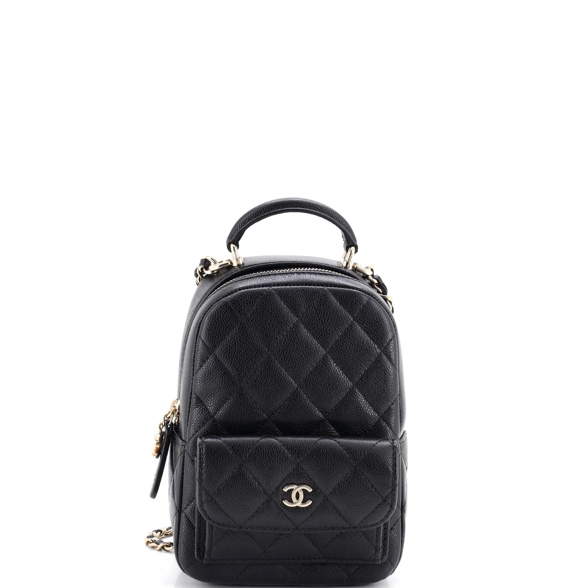 Leather backpack