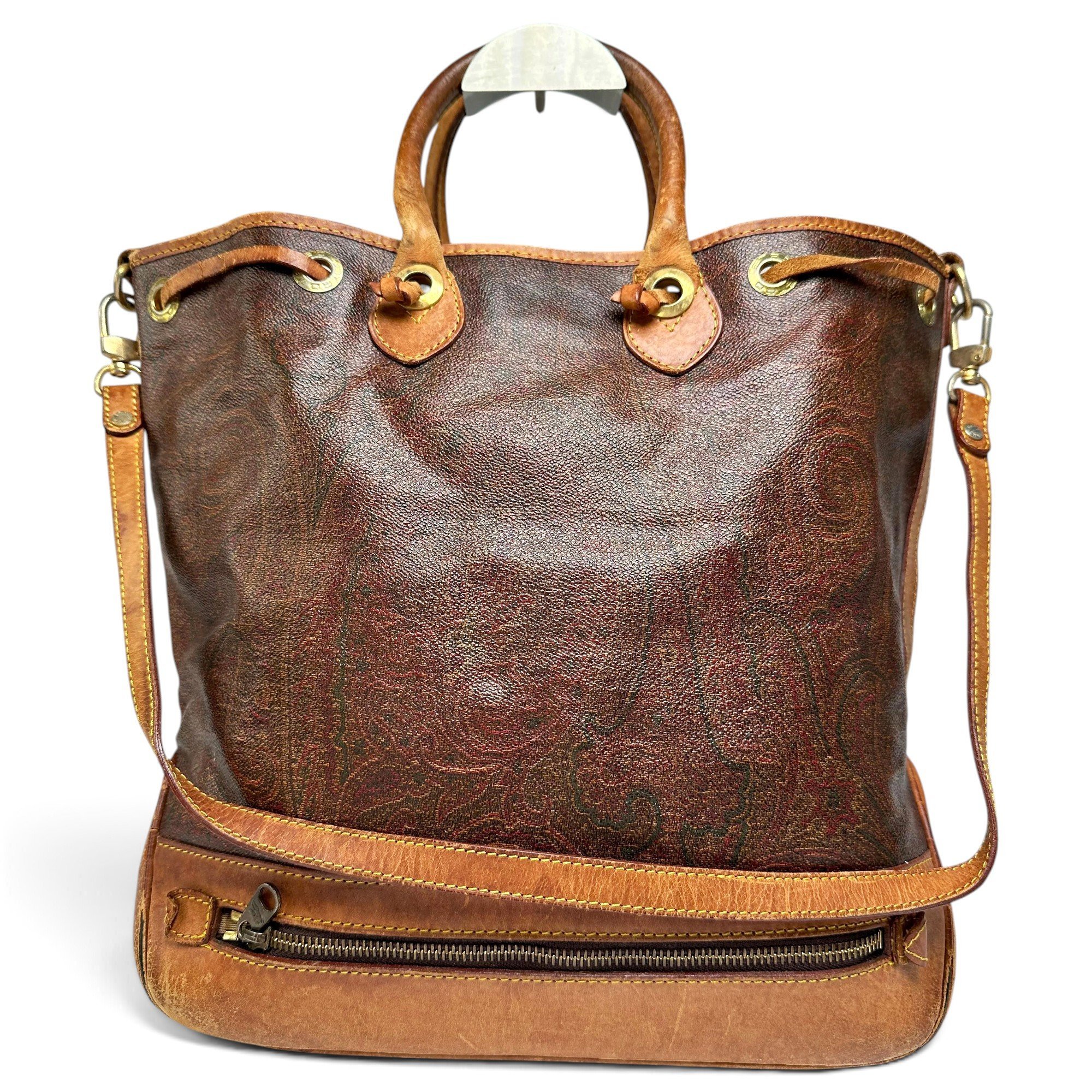 Leather tote