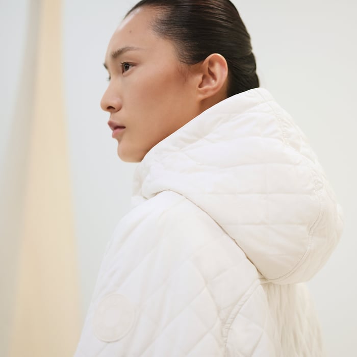 Blanc Cassé "Clou De Selle Semis" Reversible Quilted Jacket