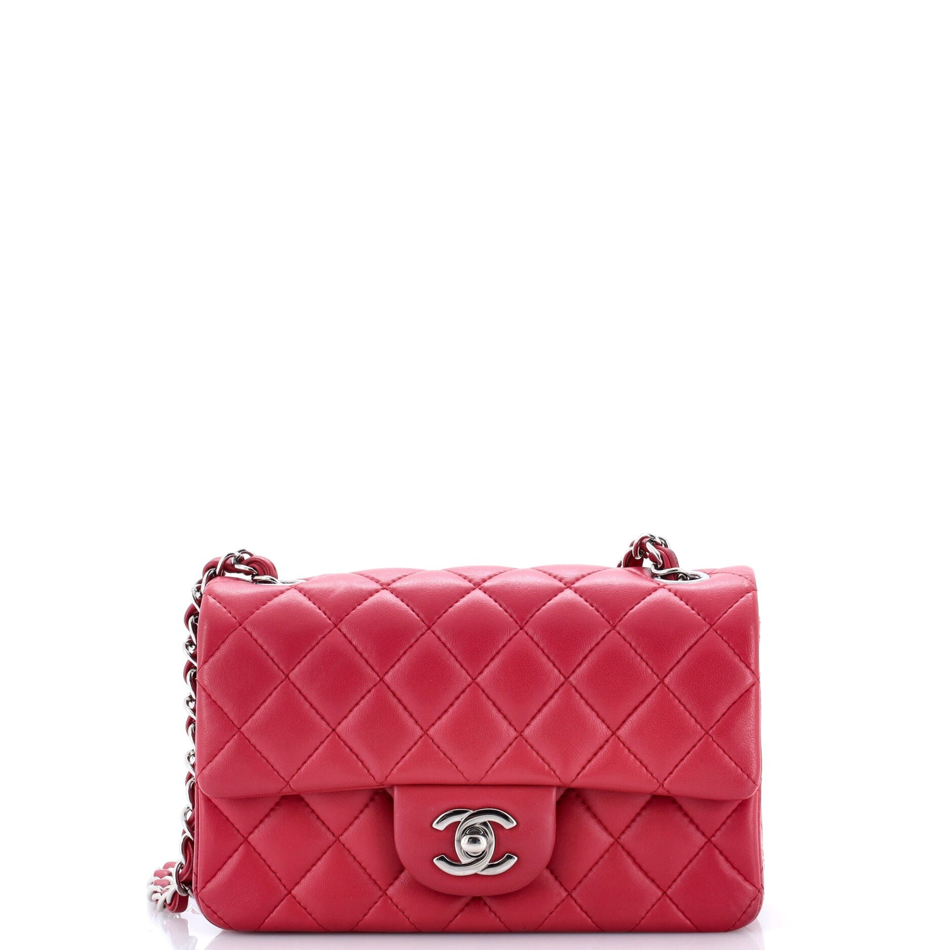 Classic Single Flap Bag Quilted Lambskin Mini
