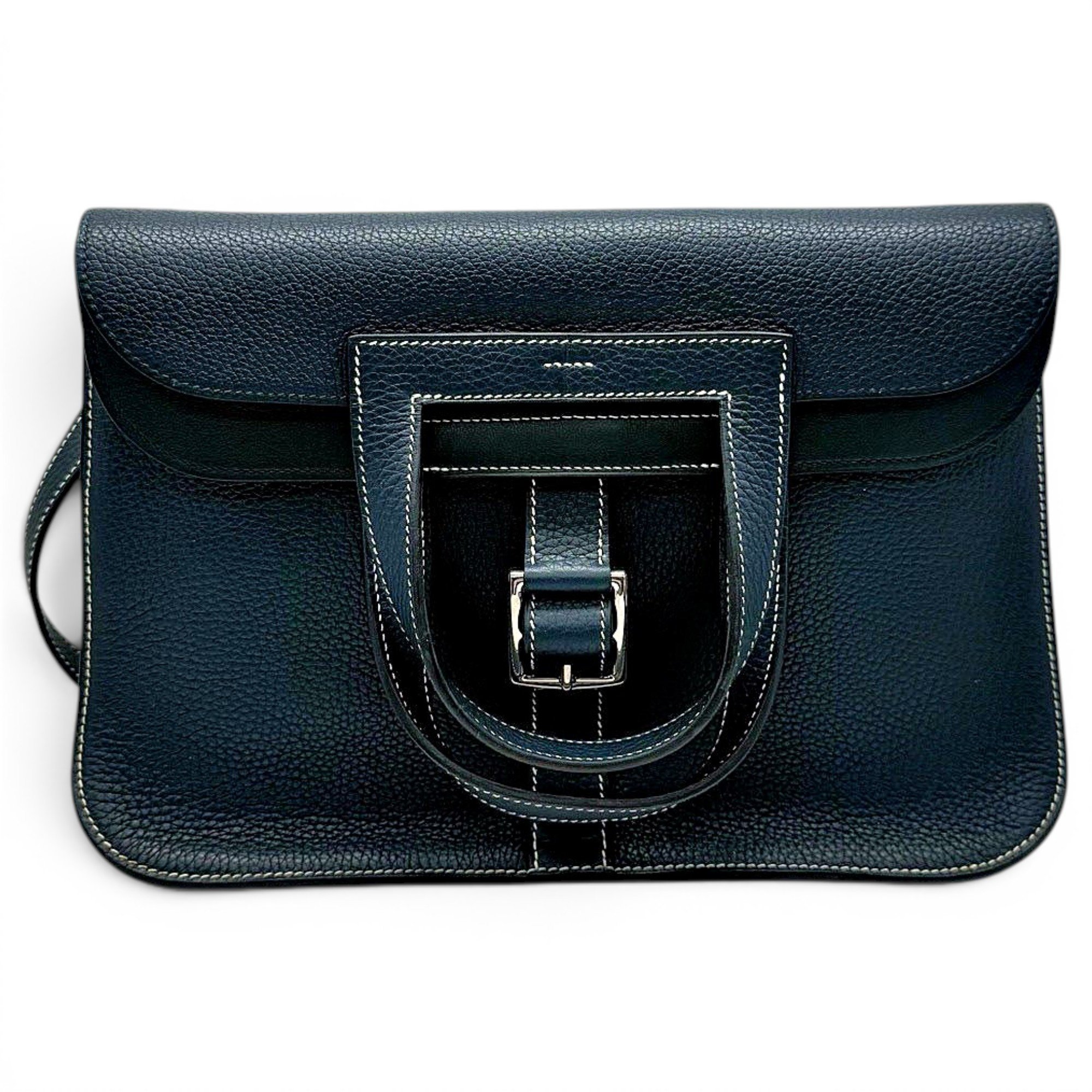 Halzan leather handbag