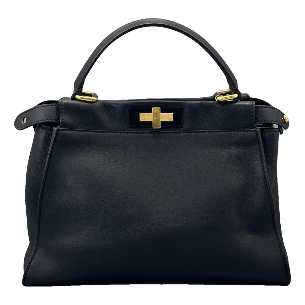 Peekaboo leather handbag