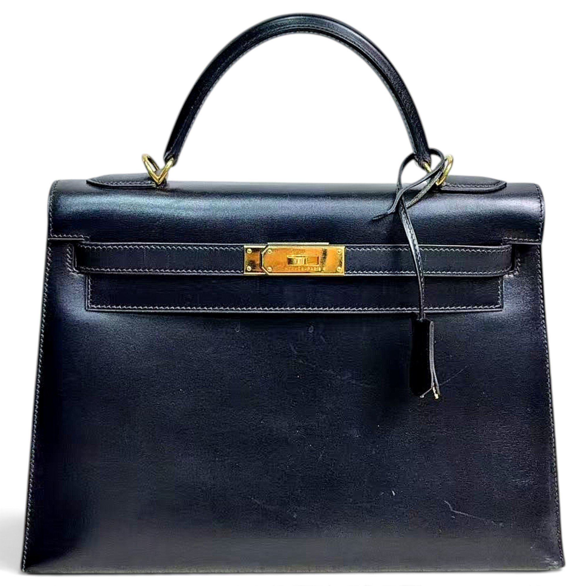 Kelly 32 leather handbag