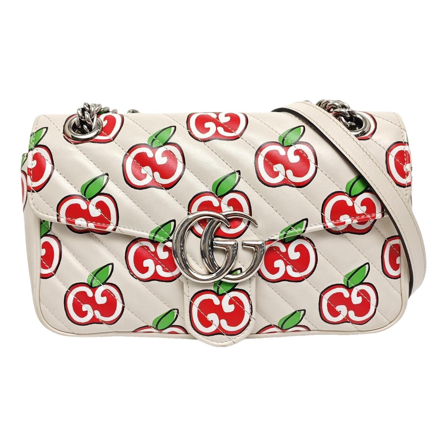 GG Marmont Flap leather handbag