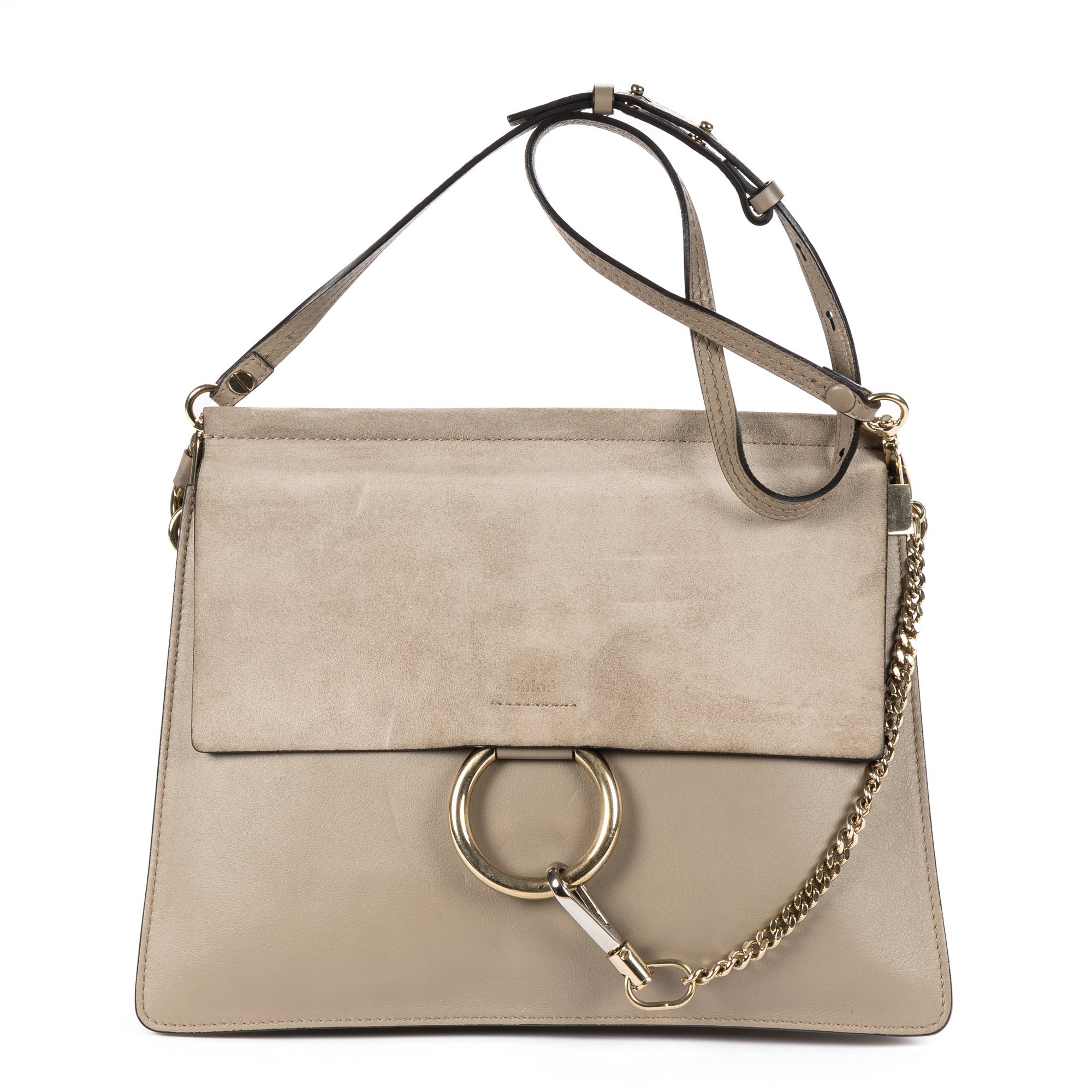 Faye leather handbag