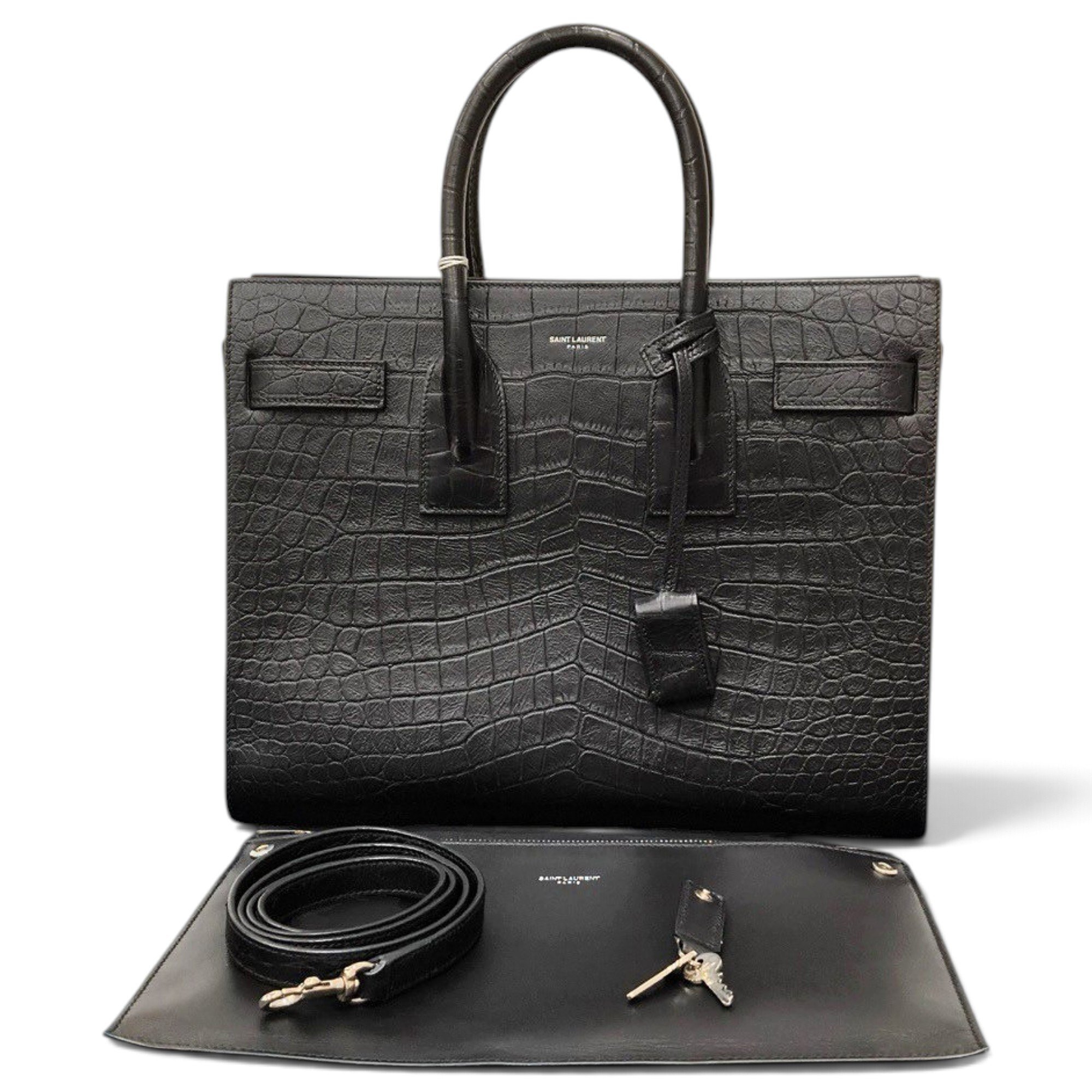 Sac de Jour leather tote