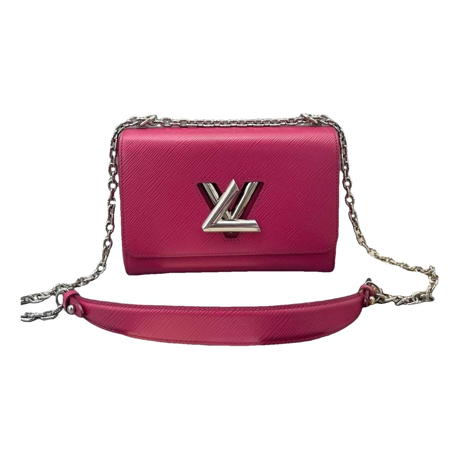 Twist leather handbag