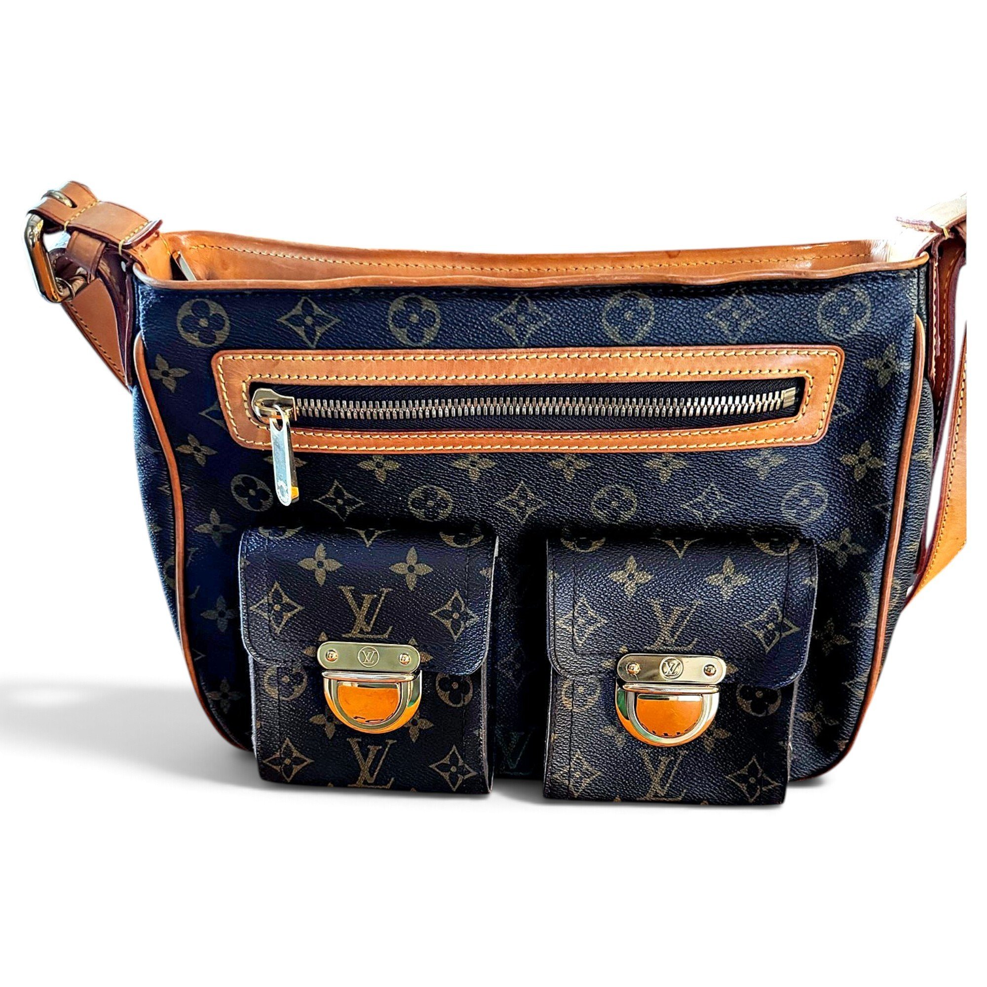 Hudson leather crossbody bag