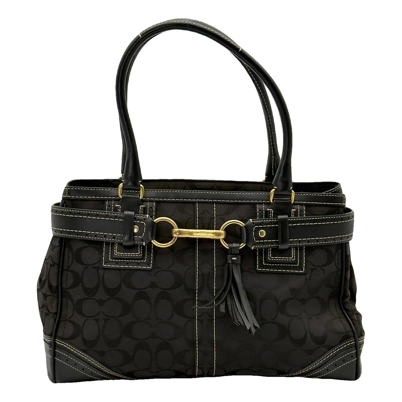 Tabby cloth handbag