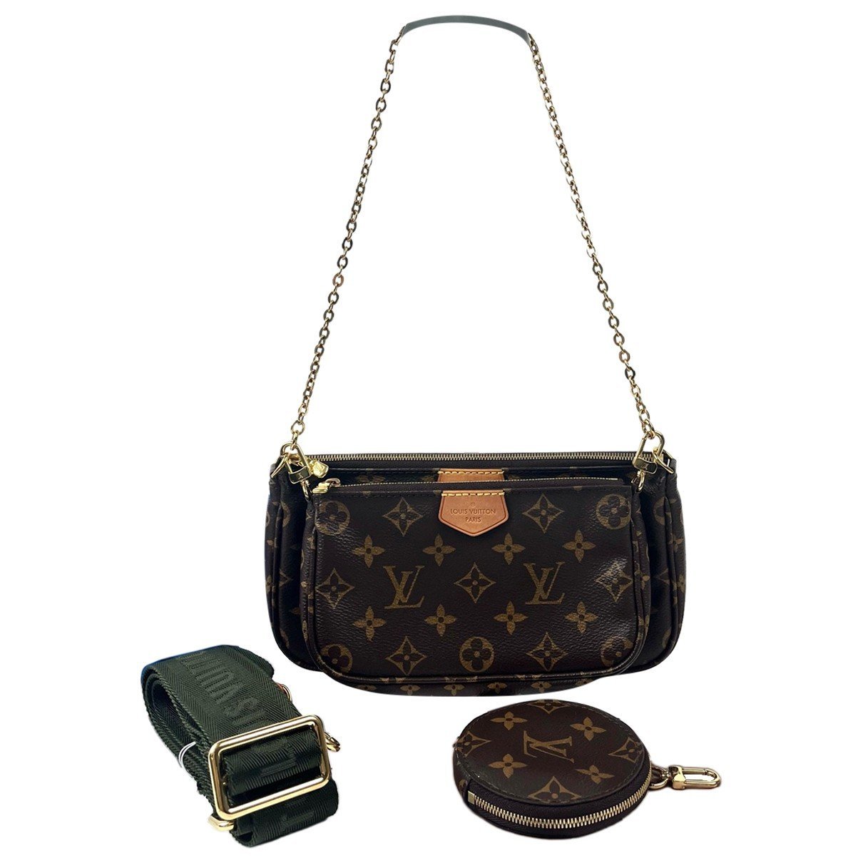 Multi Pochette Accessoires leather handbag