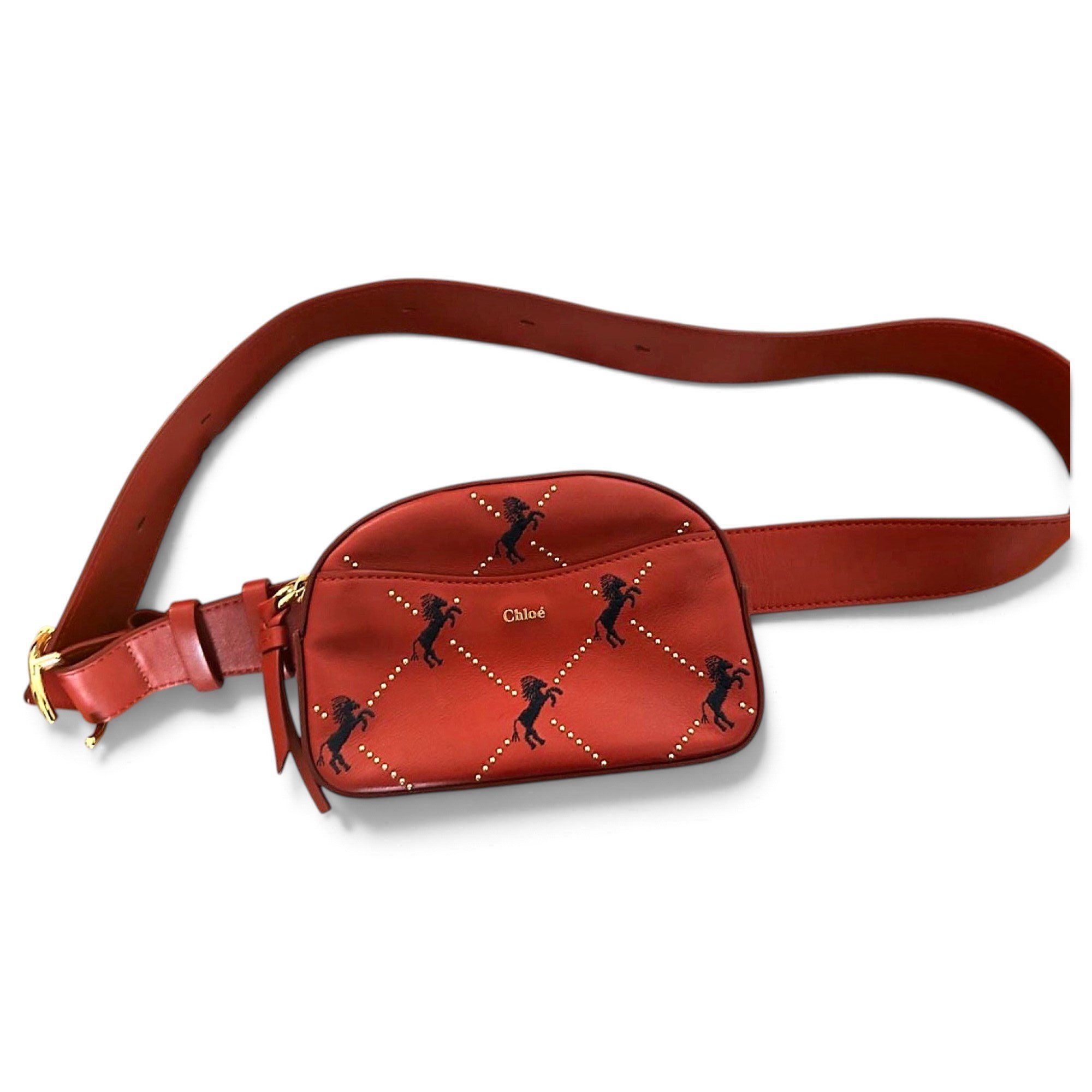 Leather mini bag