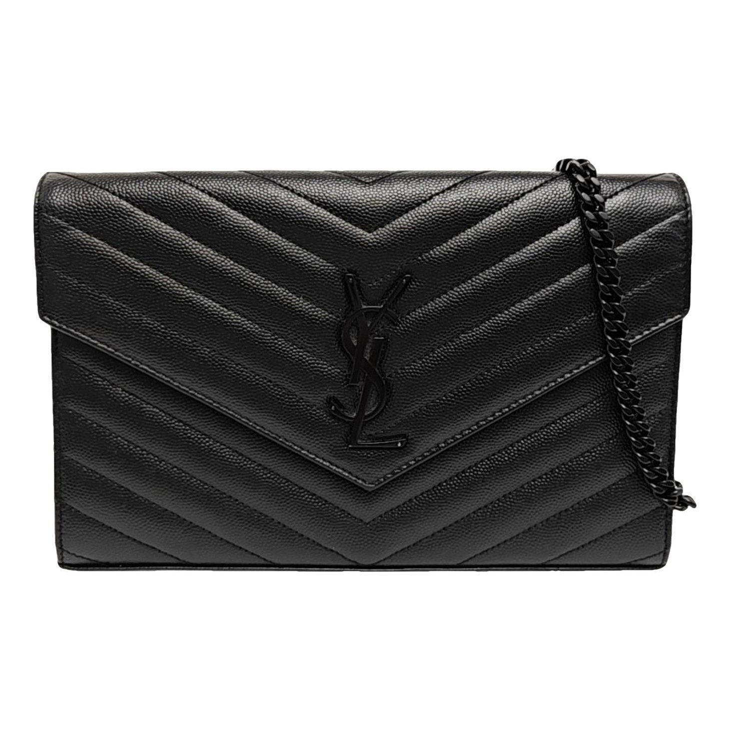 Baby monogramme leather handbag