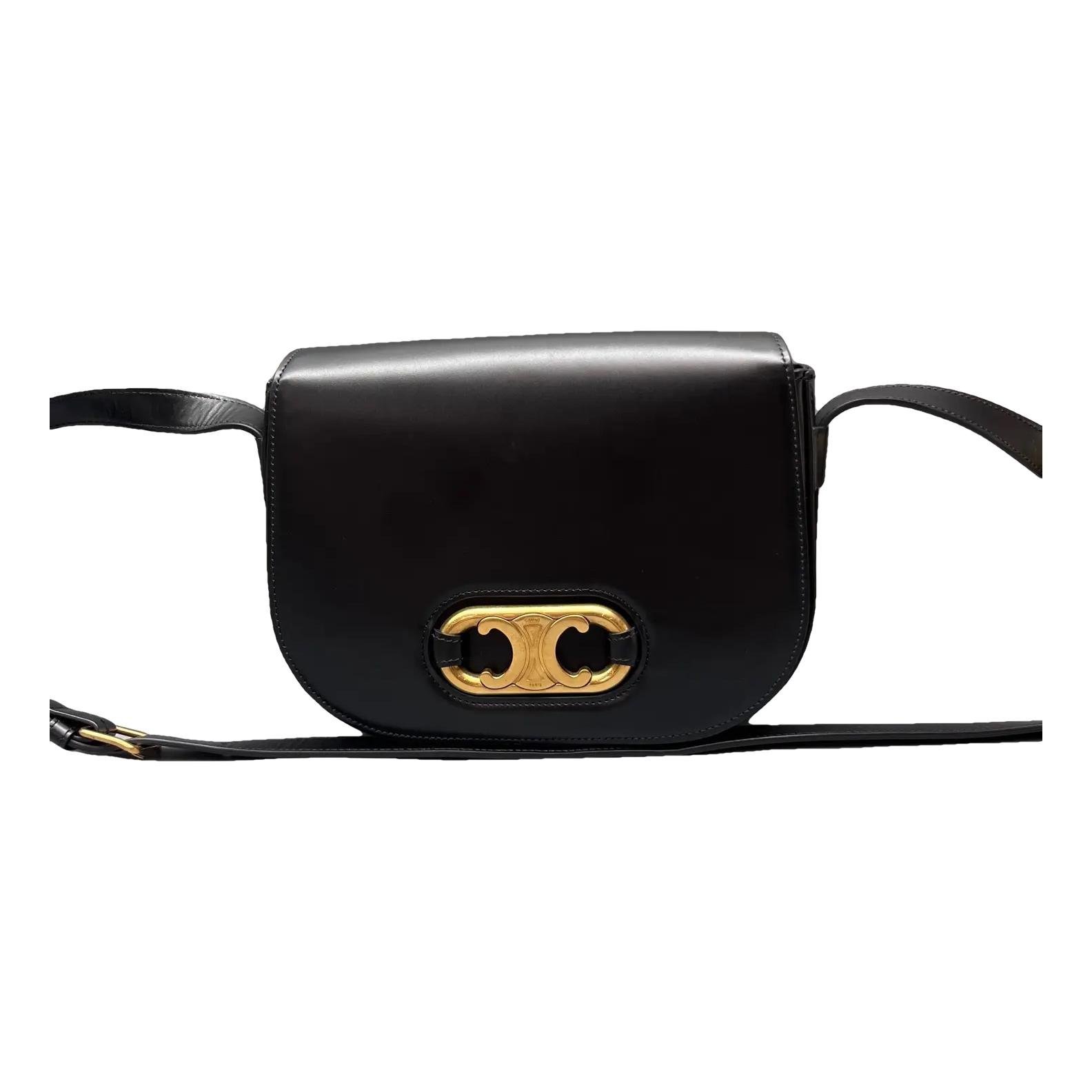 Triomphe Maillon Chain leather crossbody bag