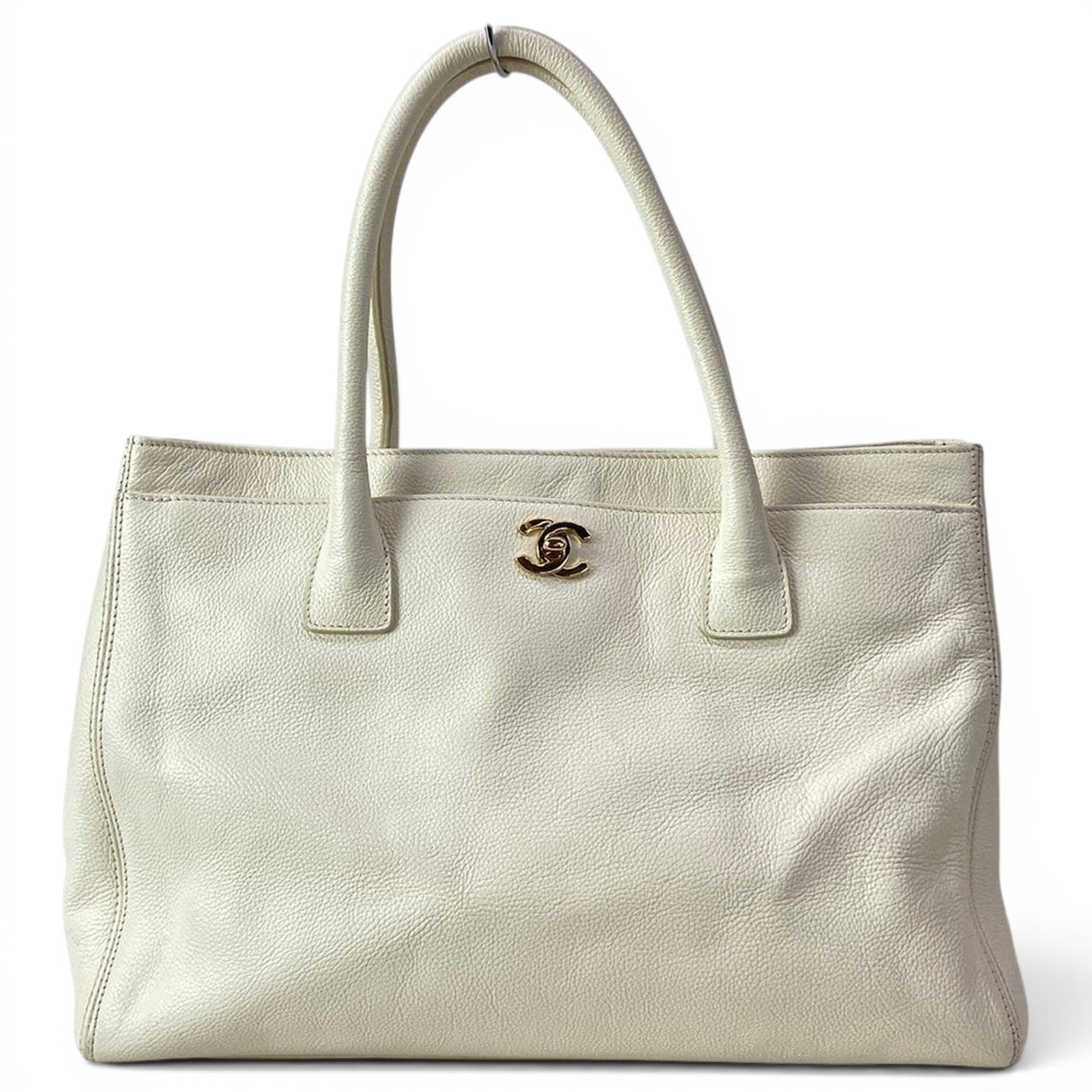 Executive leather tote