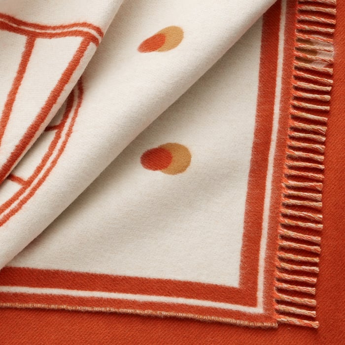 Terracotta Cheval Cabriolet Blanket