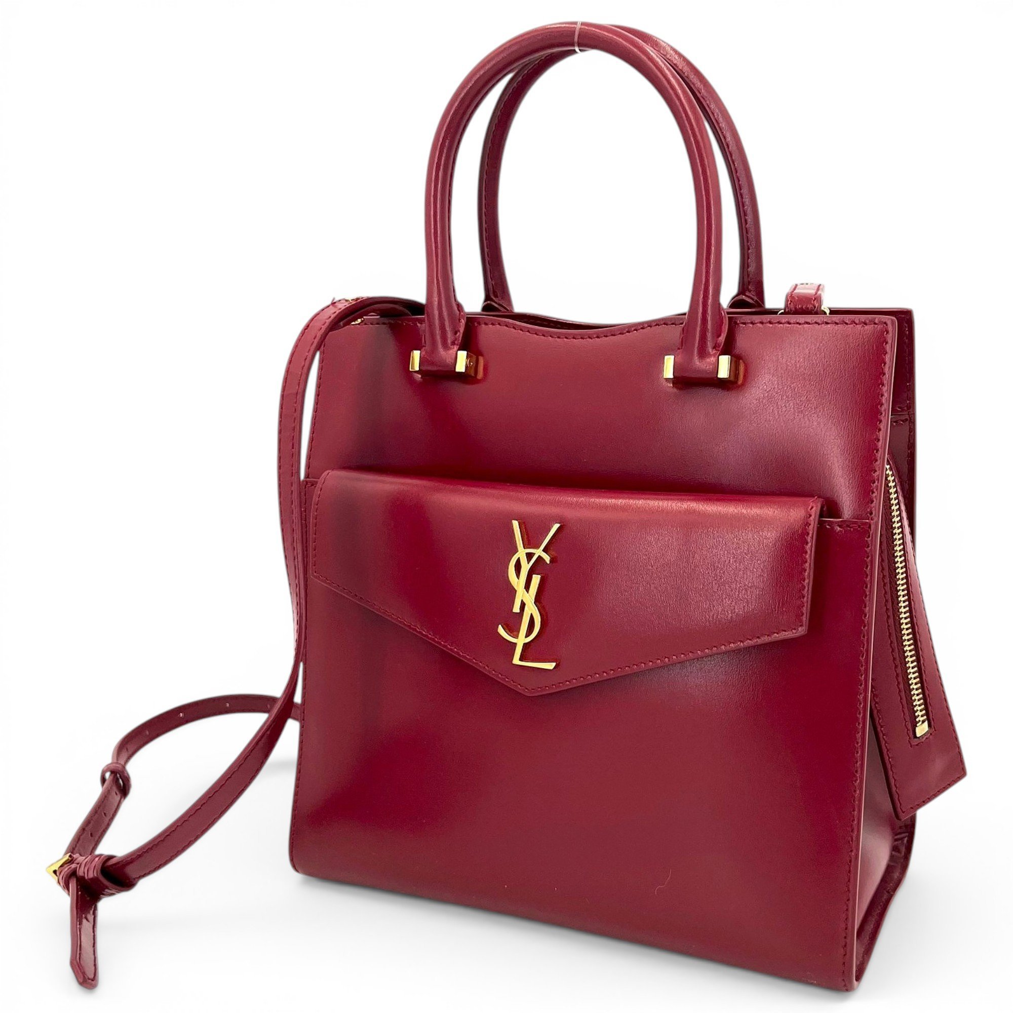 Uptown leather handbag