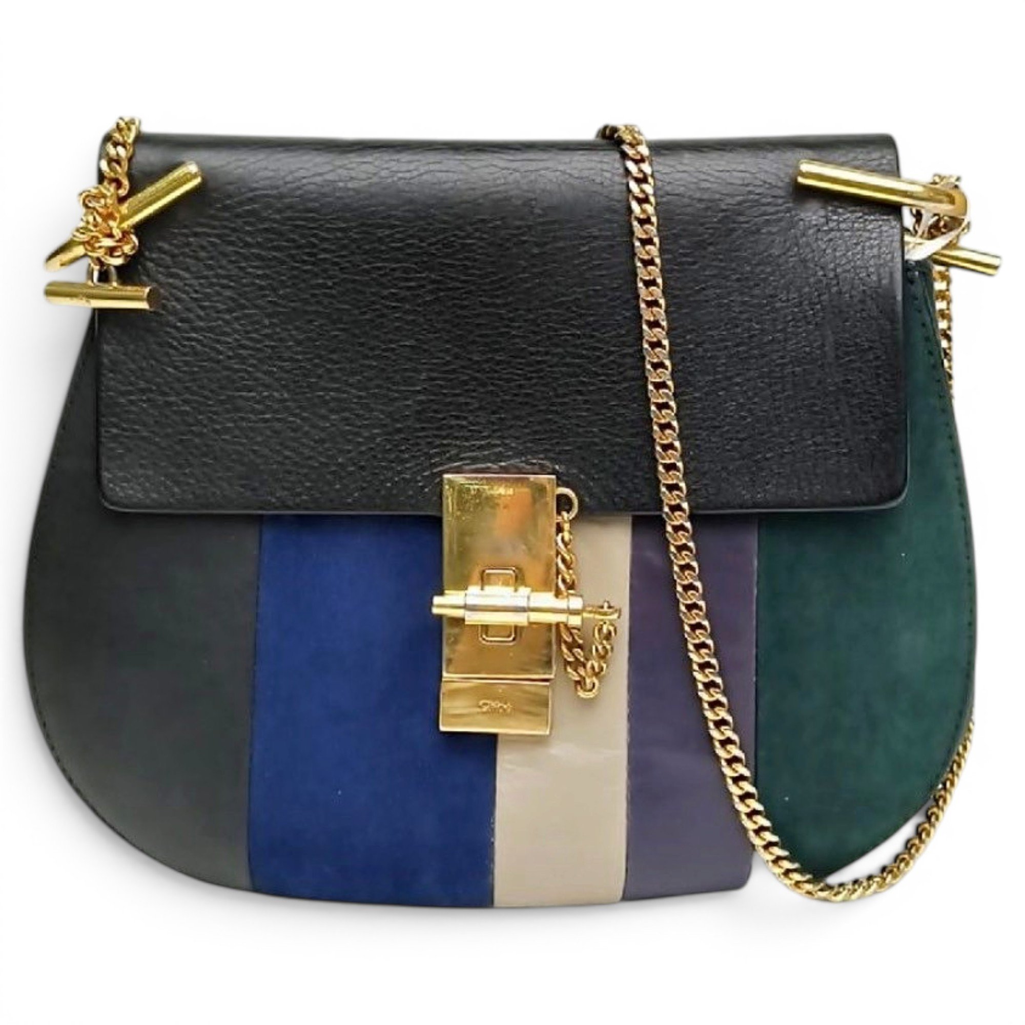 Drew leather crossbody bag