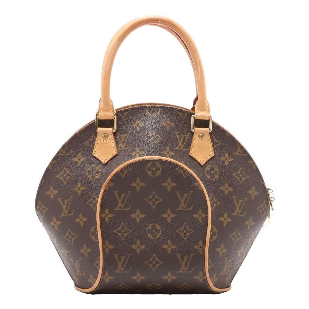 Ellipse leather handbag
