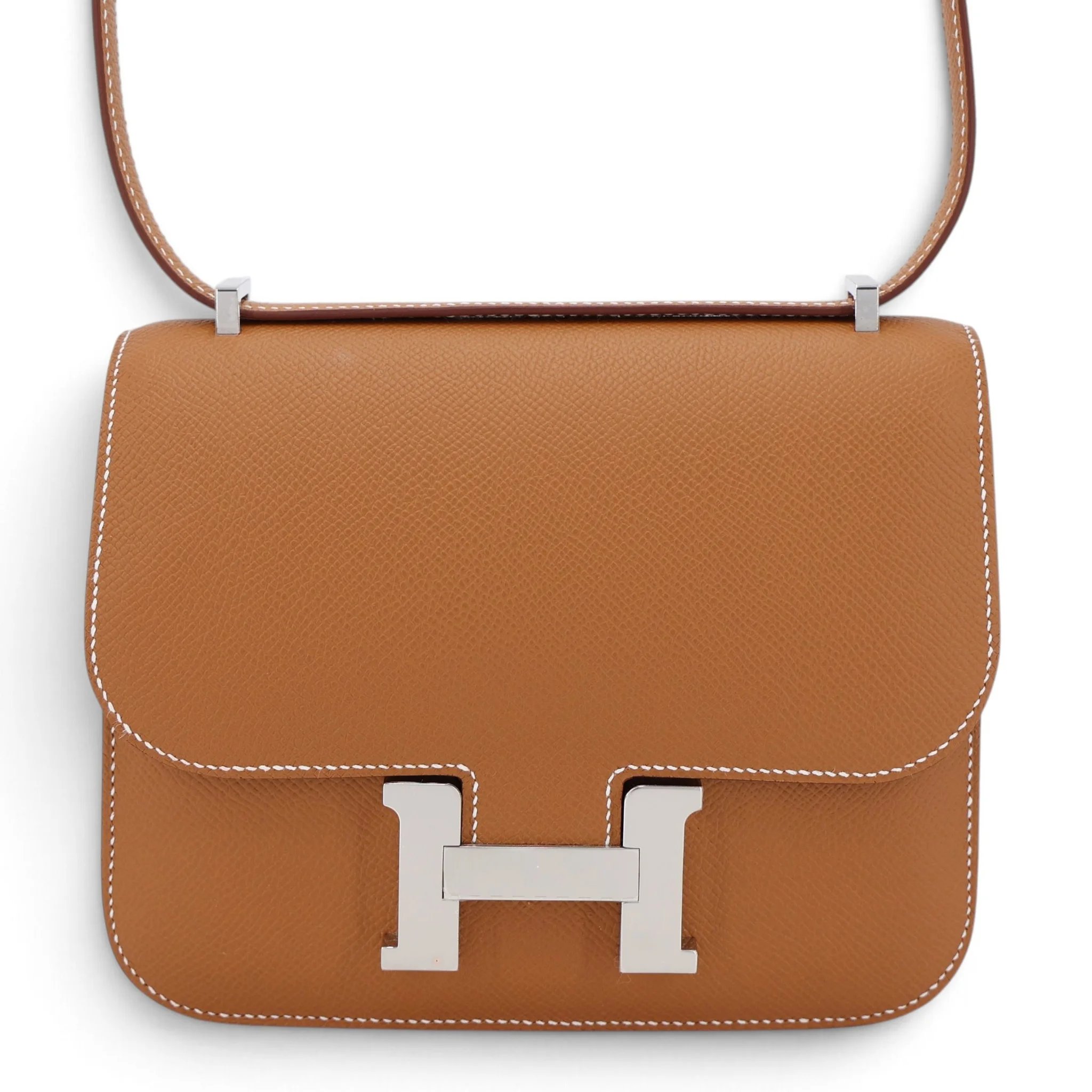 Brand New ( Rank N ) HERMÈS Constance Mini Gold (37) Epsom Palladium hardware G (2026)