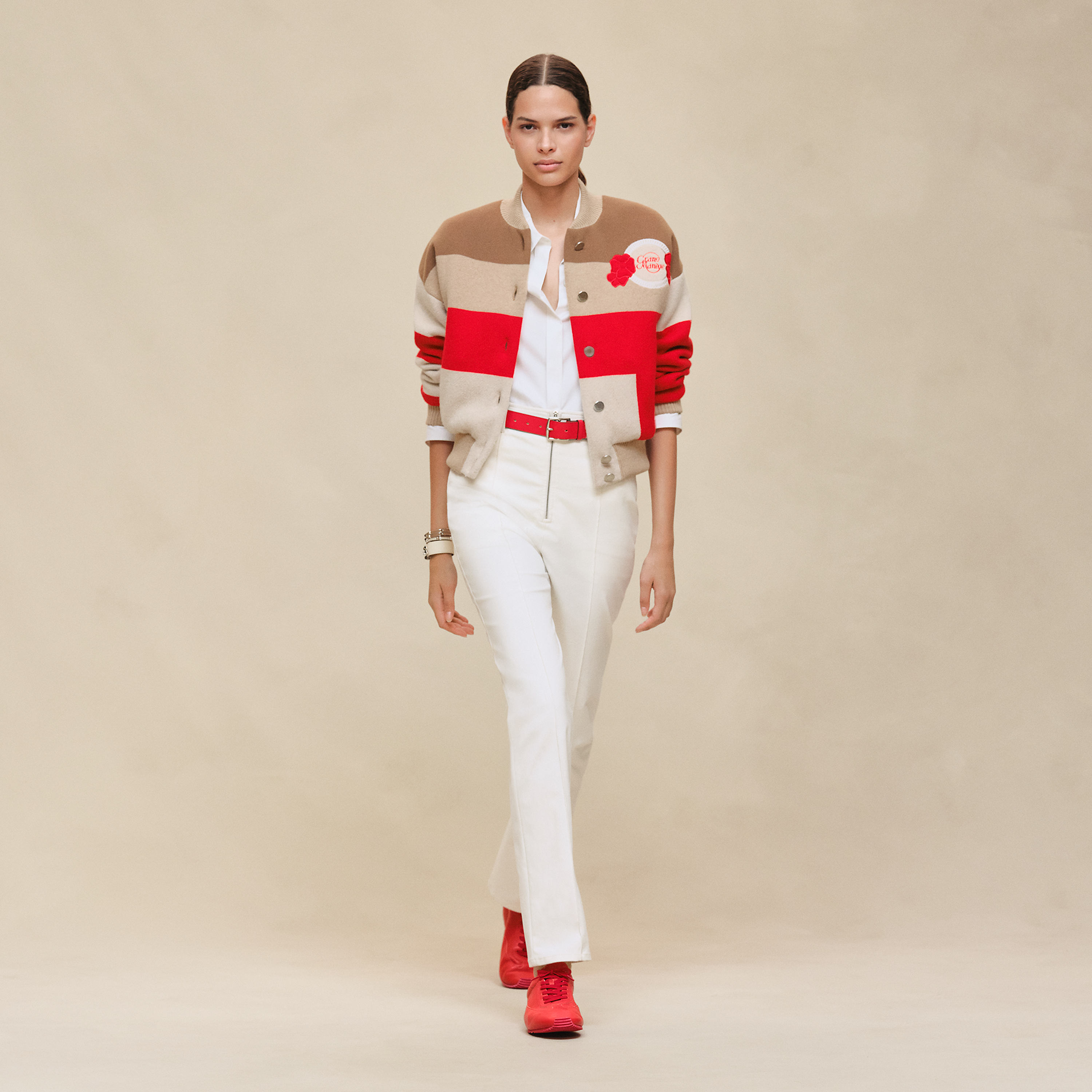 Blouson matelassé motif « Grand Manège »
