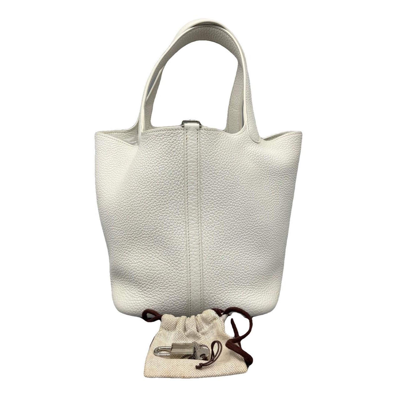 Picotin leather handbag