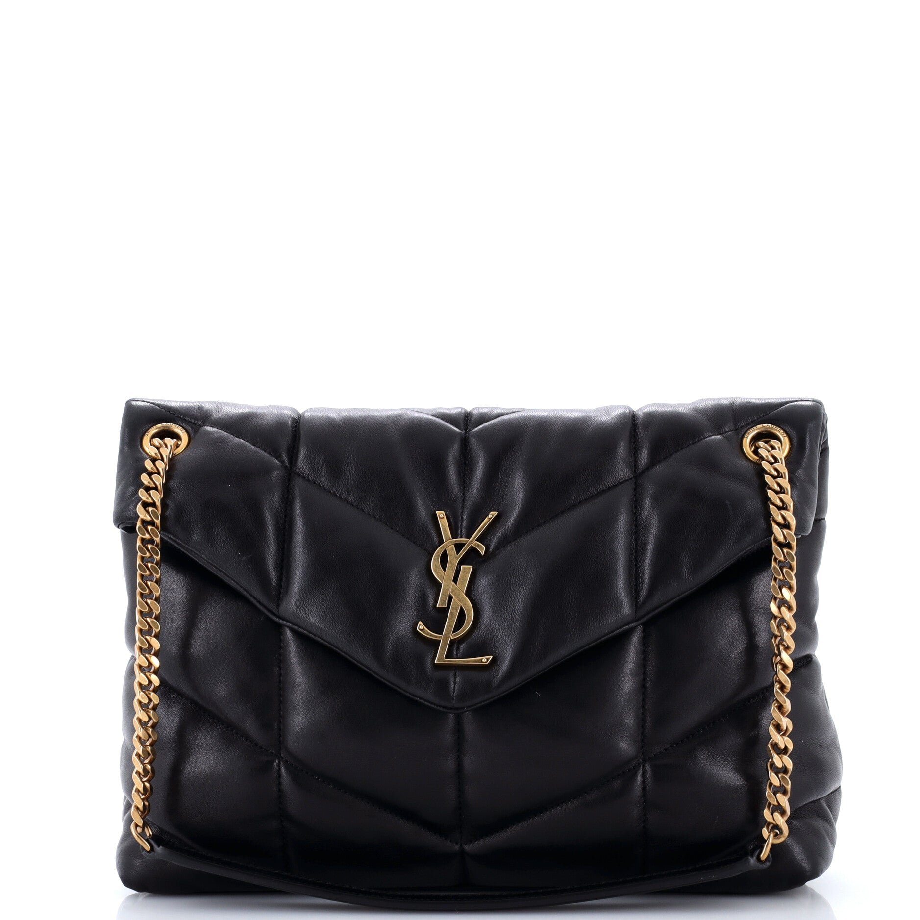 Loulou Puffer Shoulder Bag Quilted Leather Medium