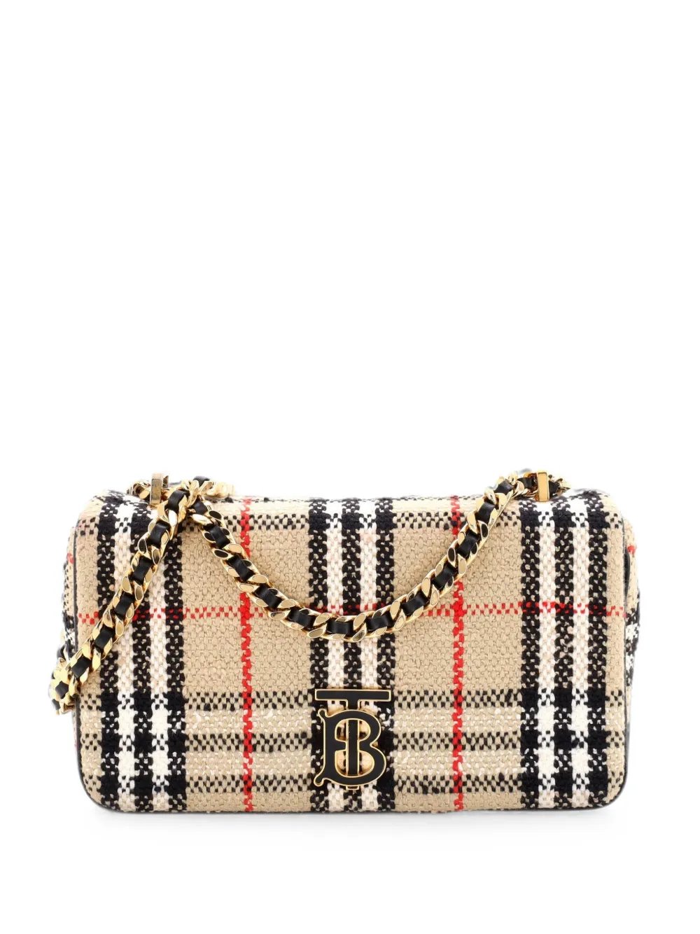 Lola Vintage Check Tweed Small shoulder bag