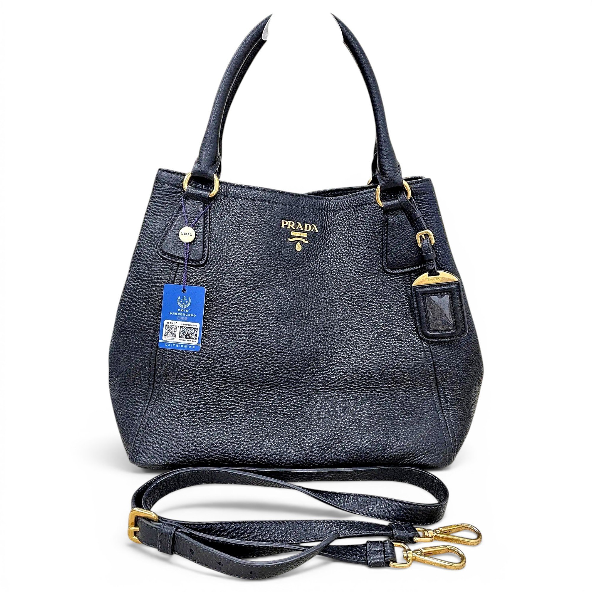 Panier leather crossbody bag