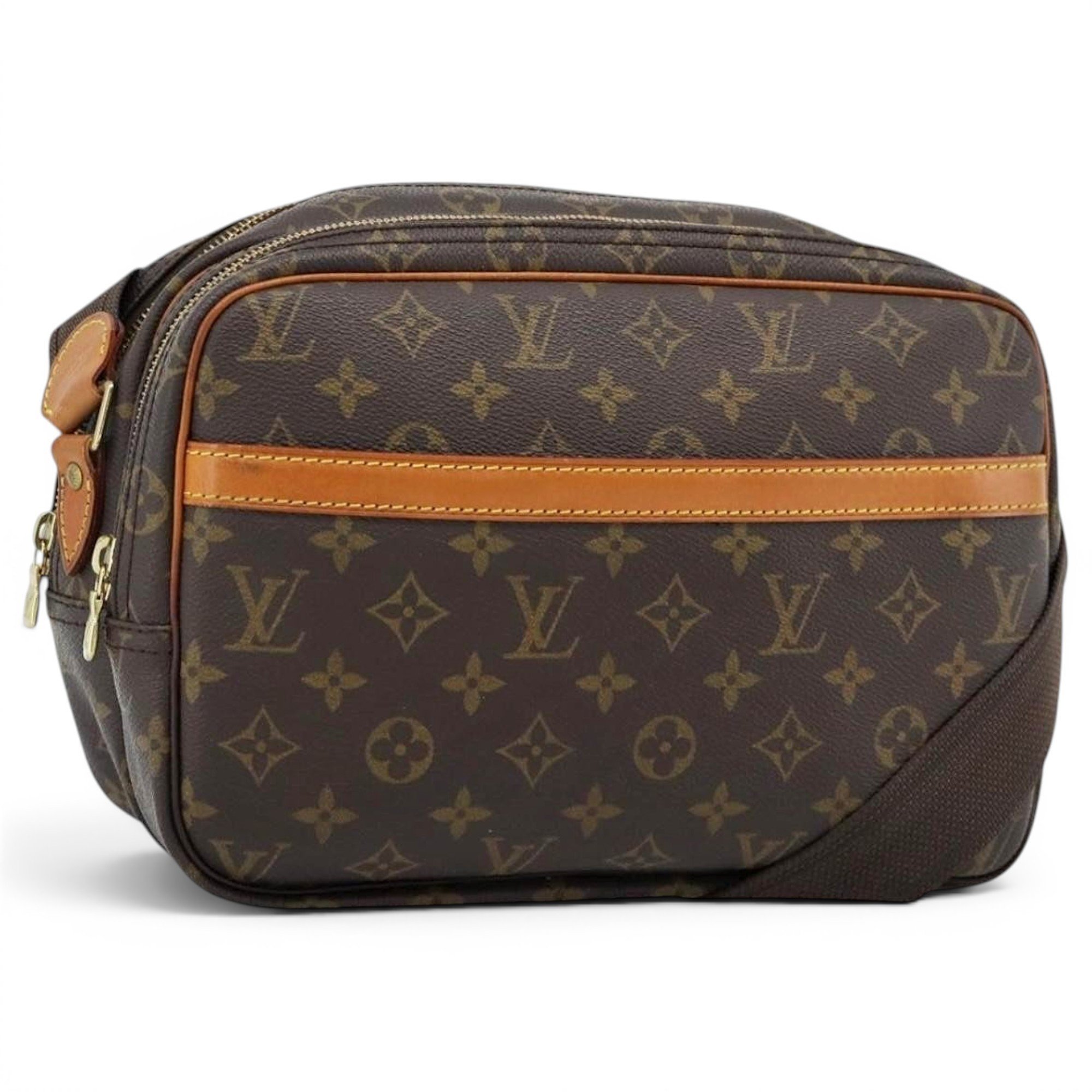 Reporter leather handbag