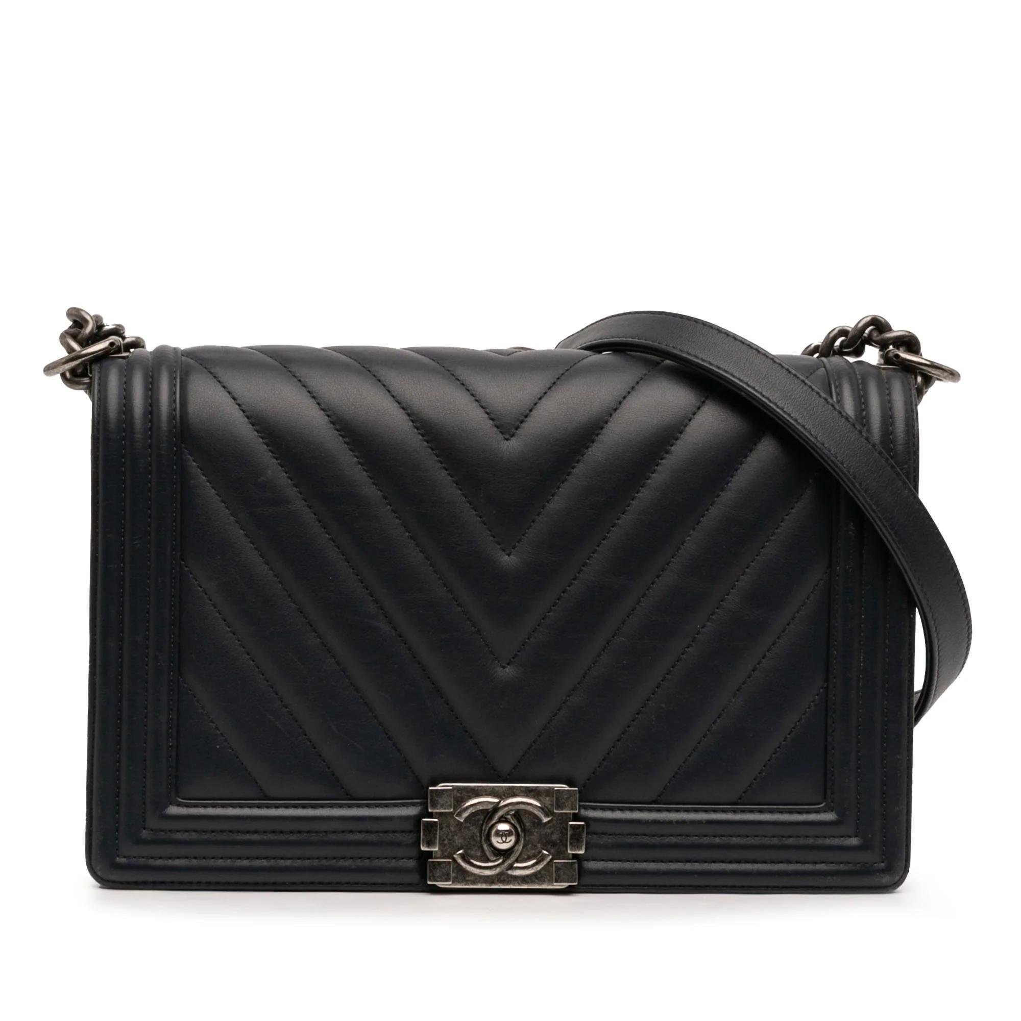 Boy leather crossbody bag
