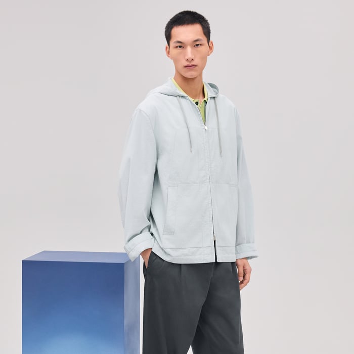 Brume Zipped Hooded Jacket
