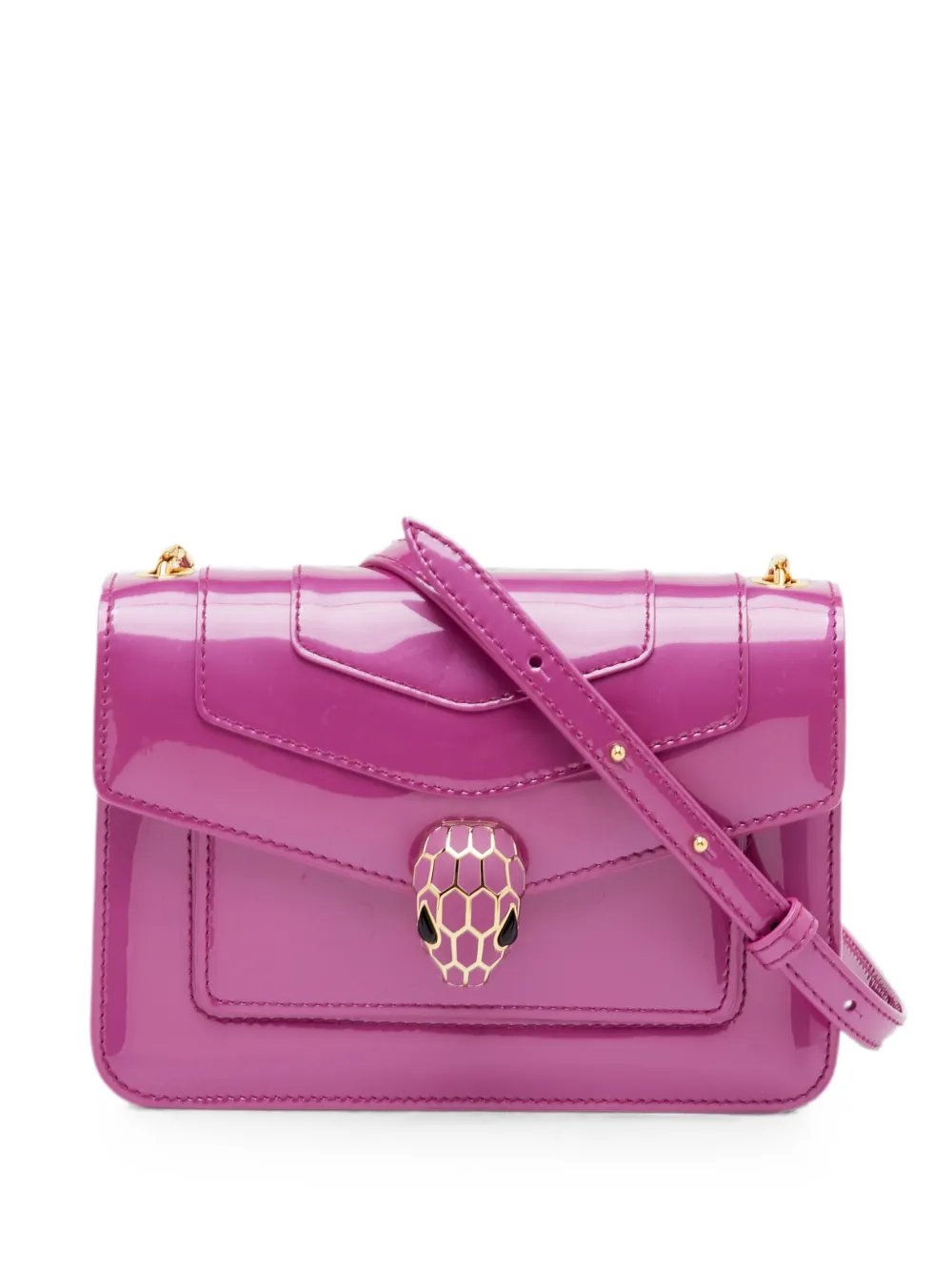 Serpenti Forever patent leather shoulder bag