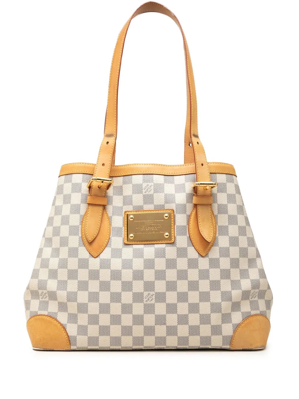 2012 Damier Azur Hampstead MM tote bag