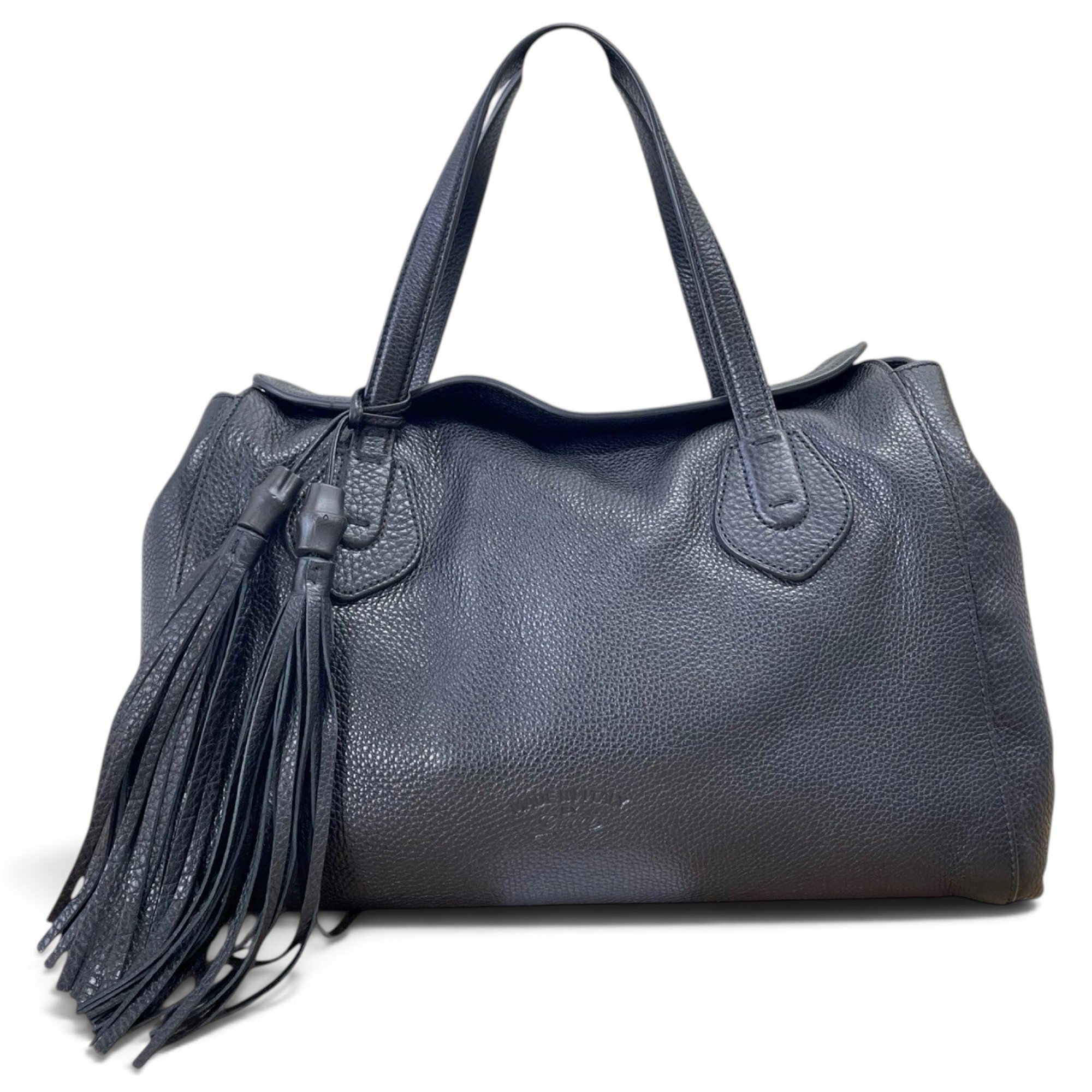 Leather tote