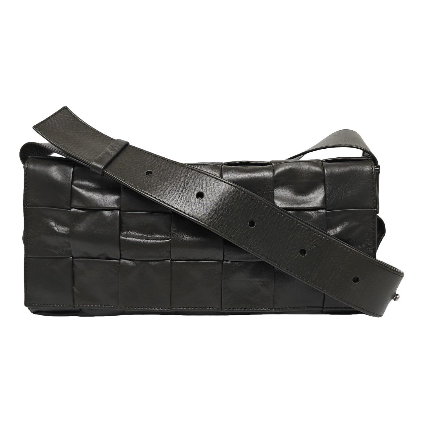 Brick Cassette leather handbag