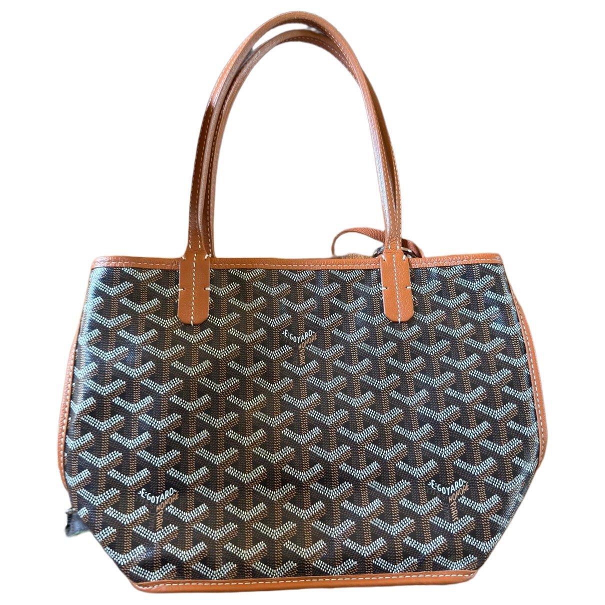 Leather tote