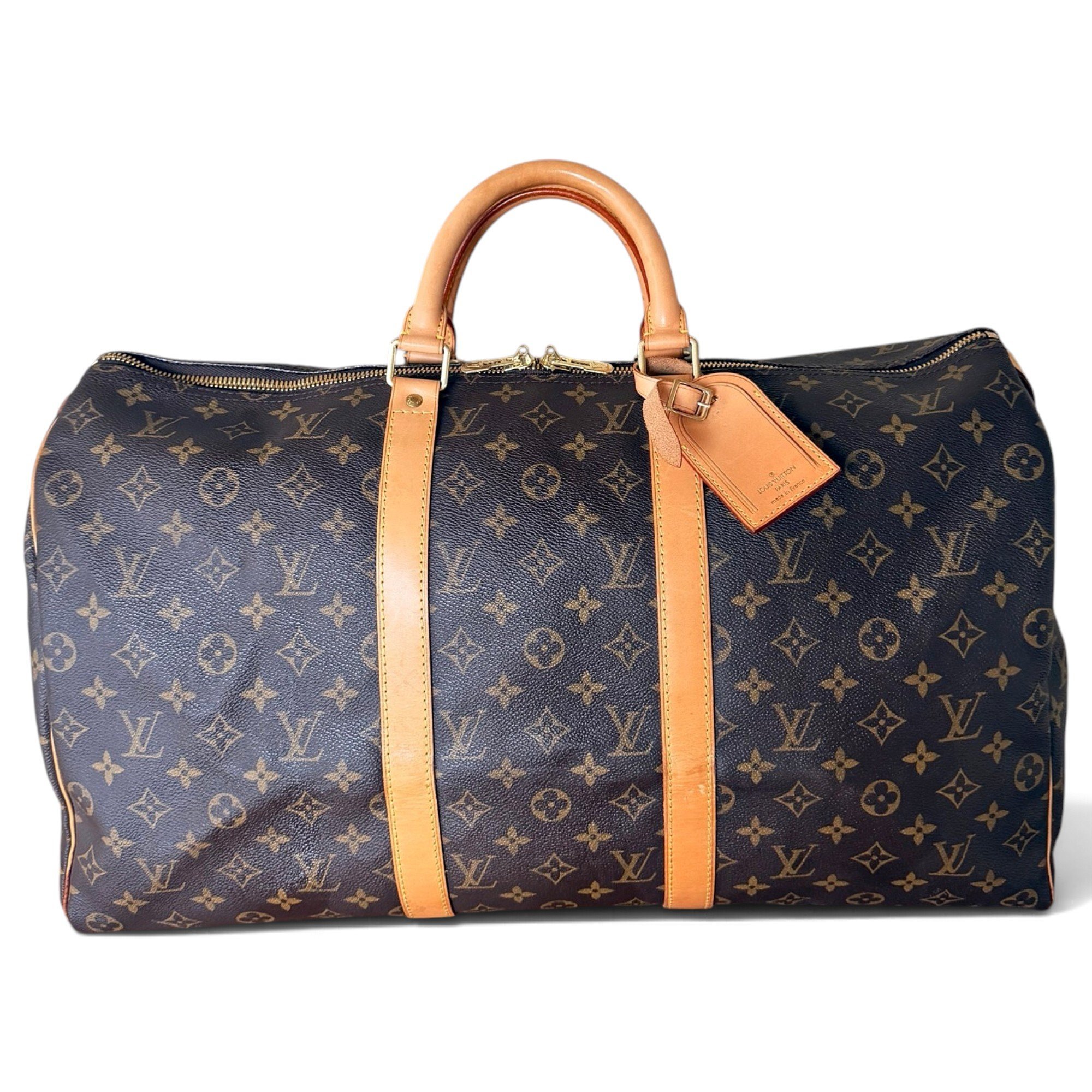 Keepall leather 48h bag