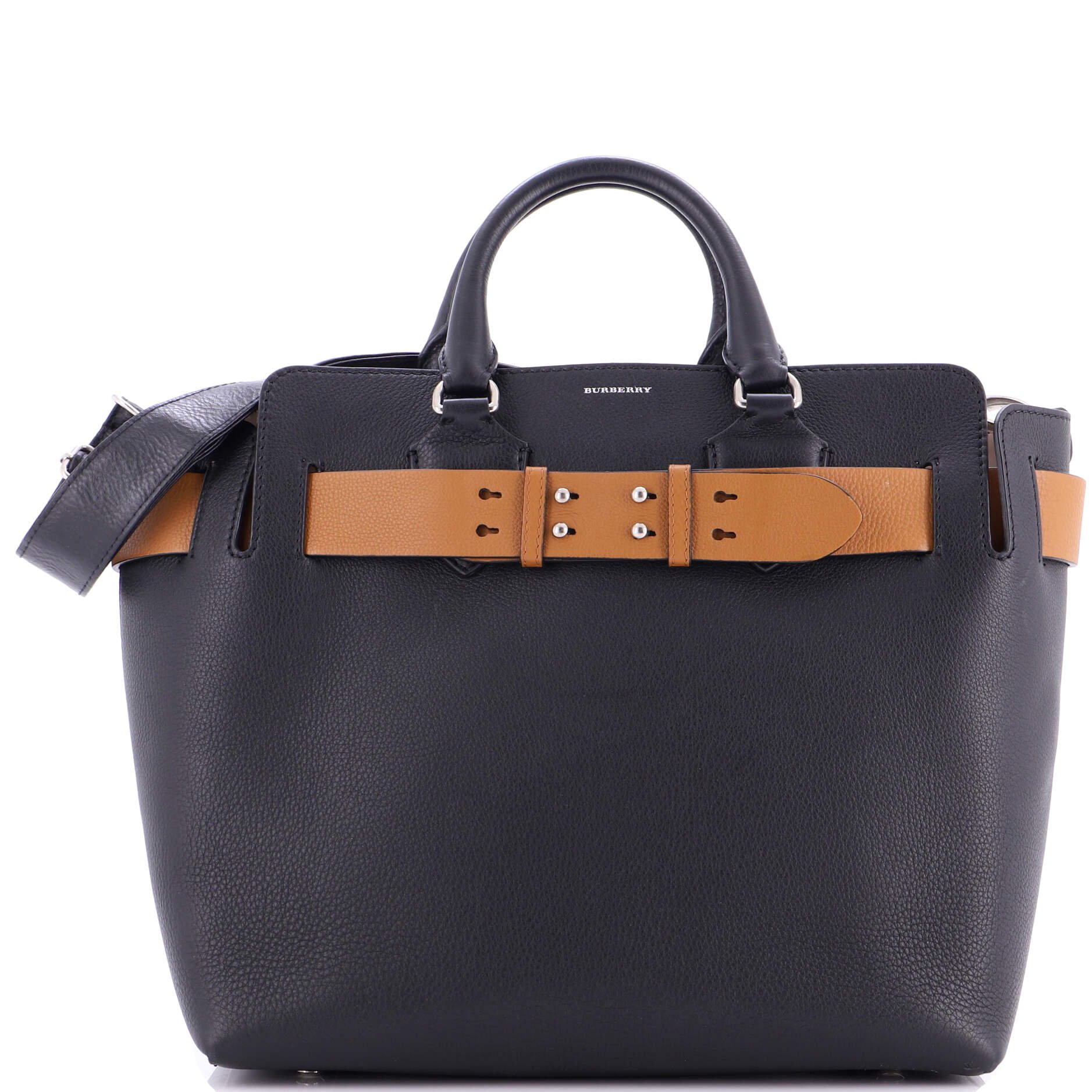 Burberry Belt Tote Leather Medium