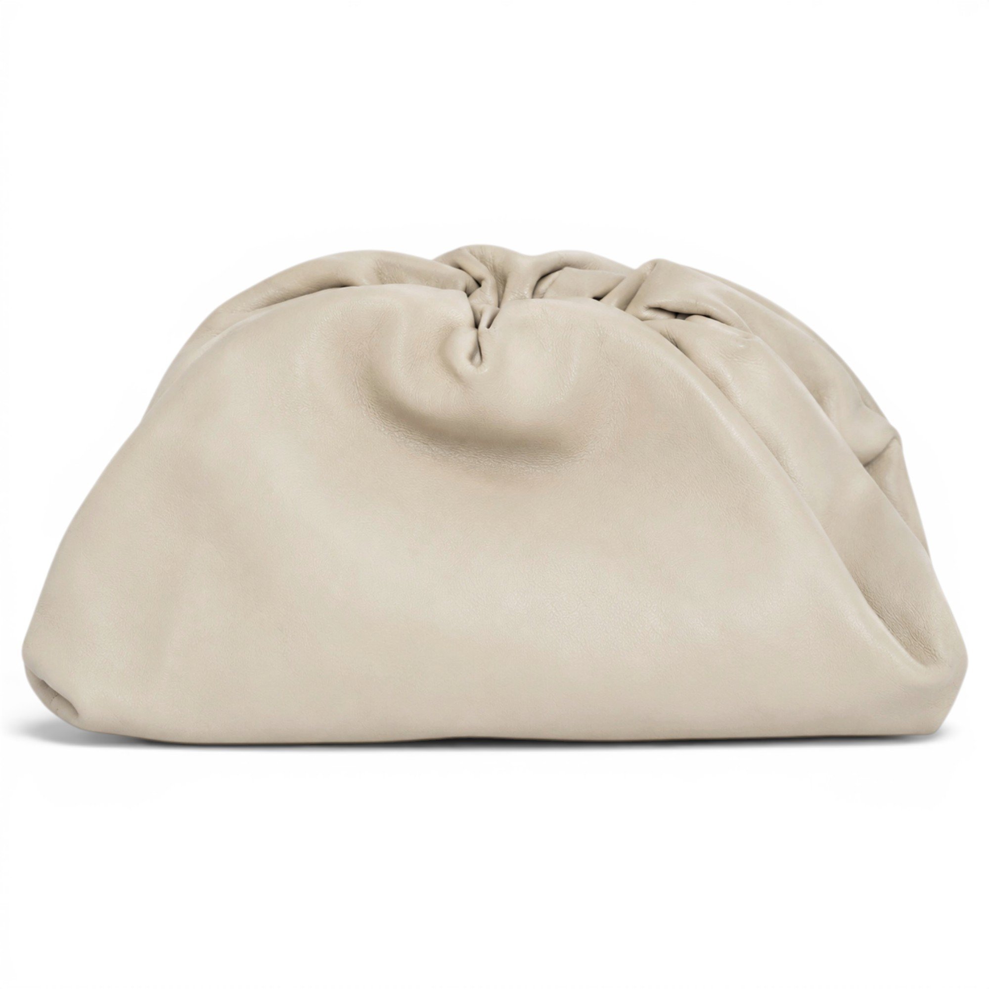 Pouch leather handbag