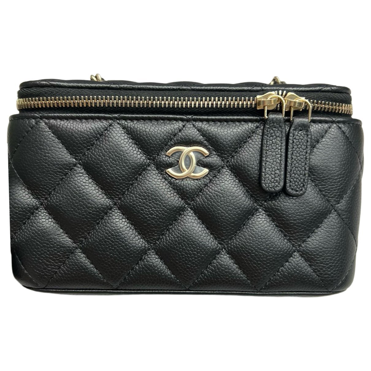 Vanity leather crossbody bag