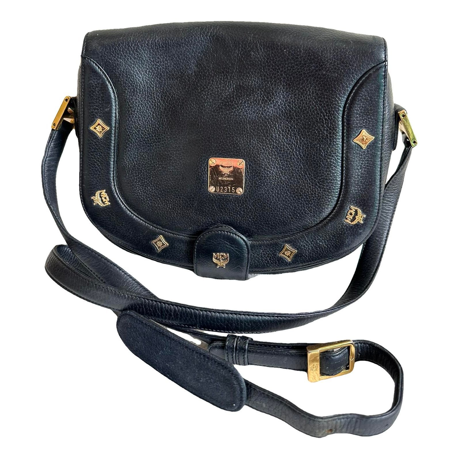 Leather crossbody bag
