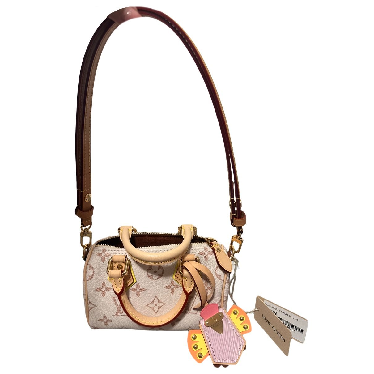Louis Vuitton Nano Speedy / Mini HL cloth handbag