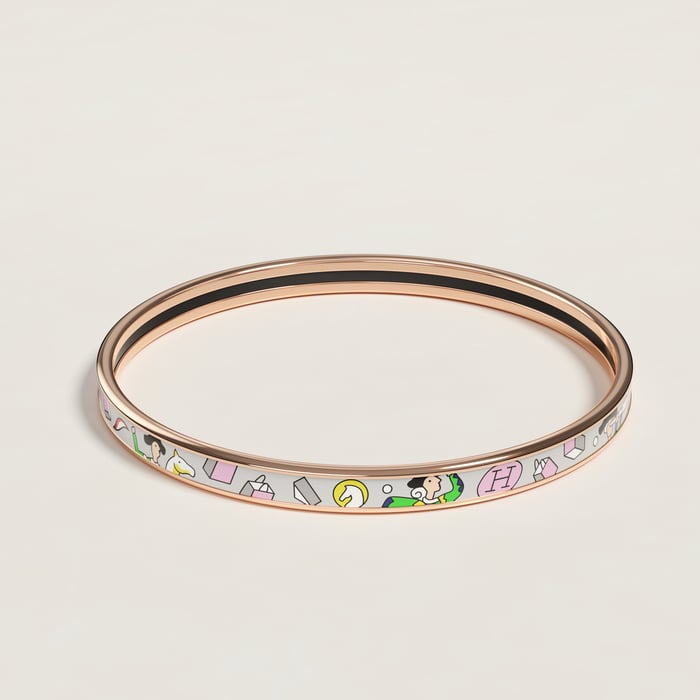 Gris l'Epopee d'Hermès Bangle