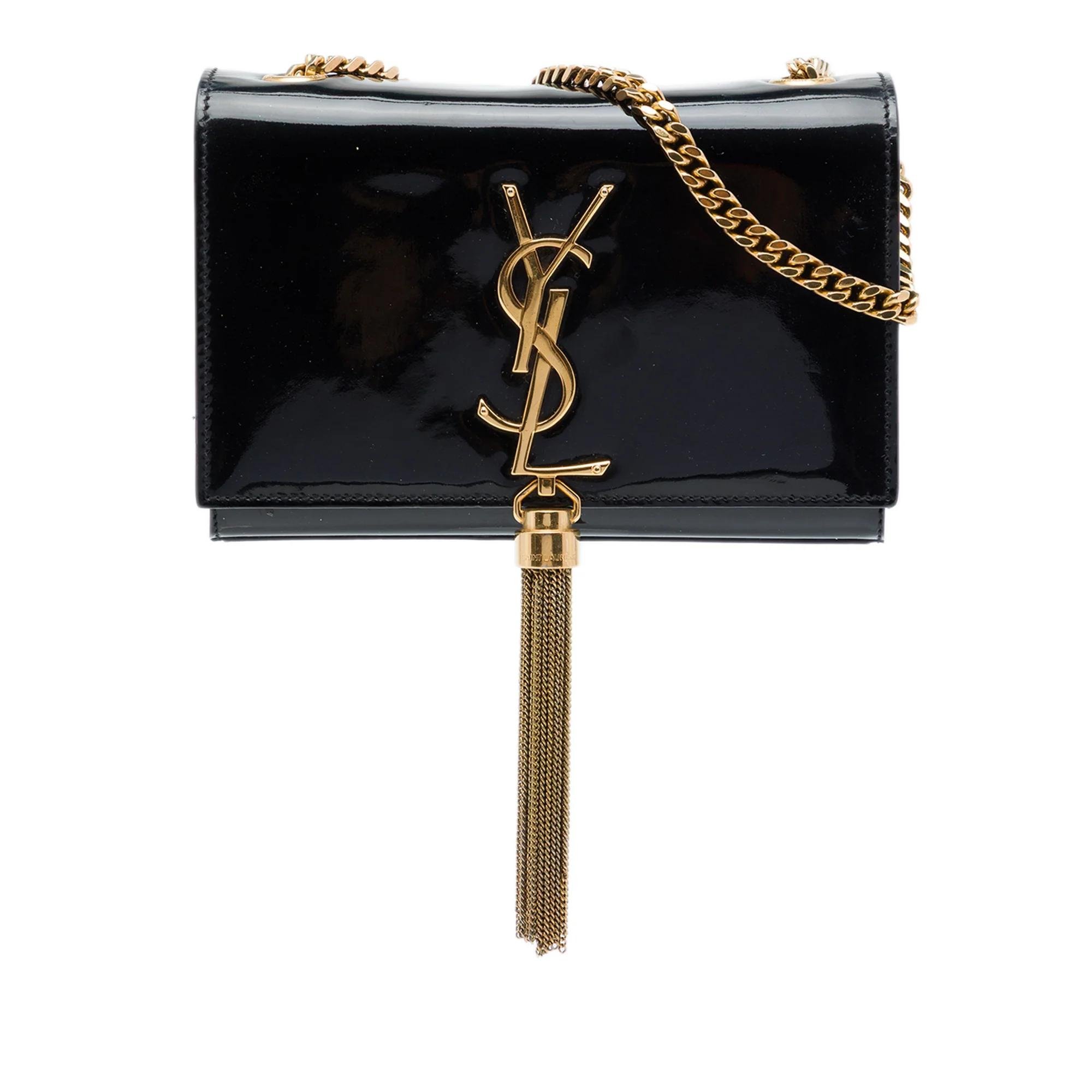 Kate monogramme patent leather handbag