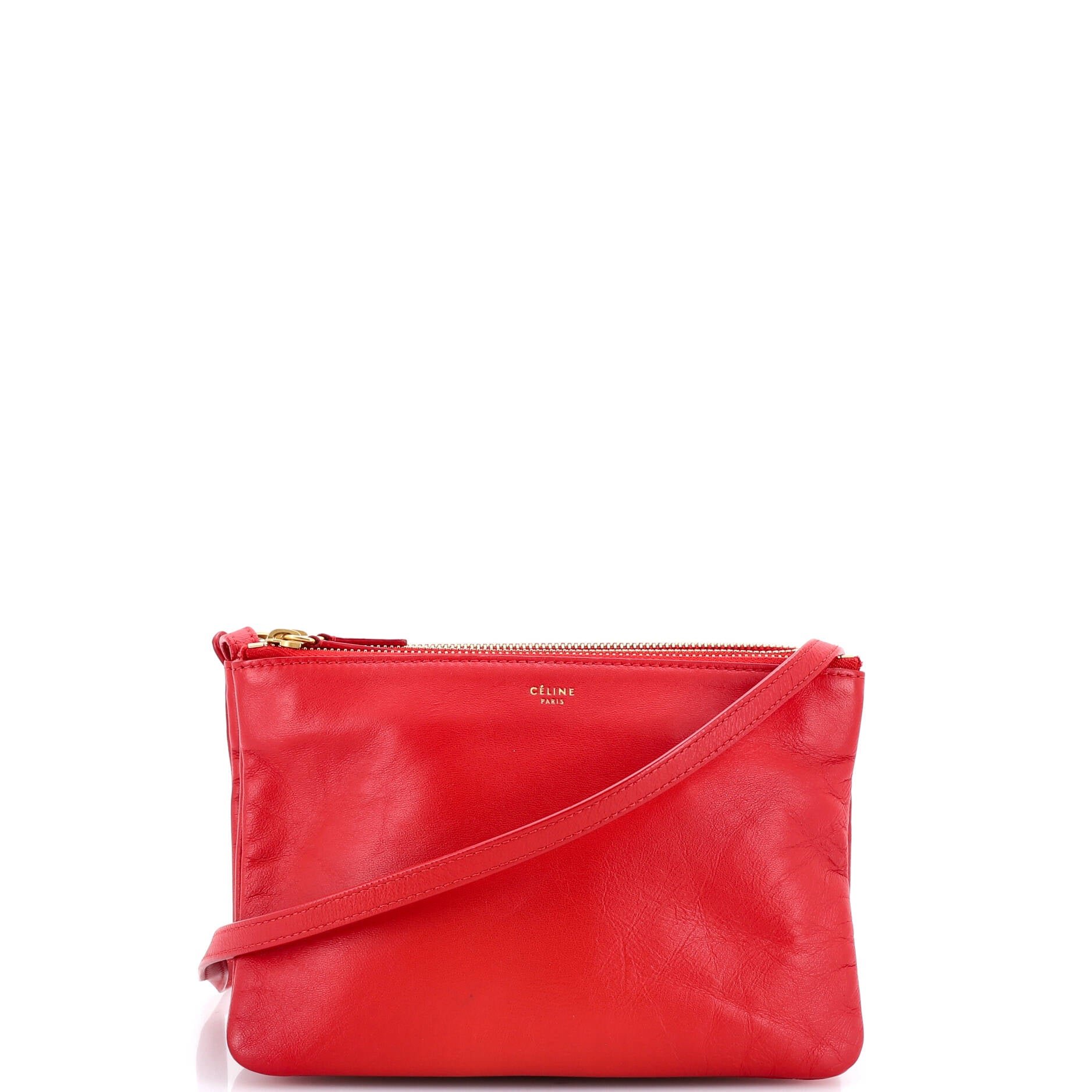Trio Crossbody Bag Leather Small