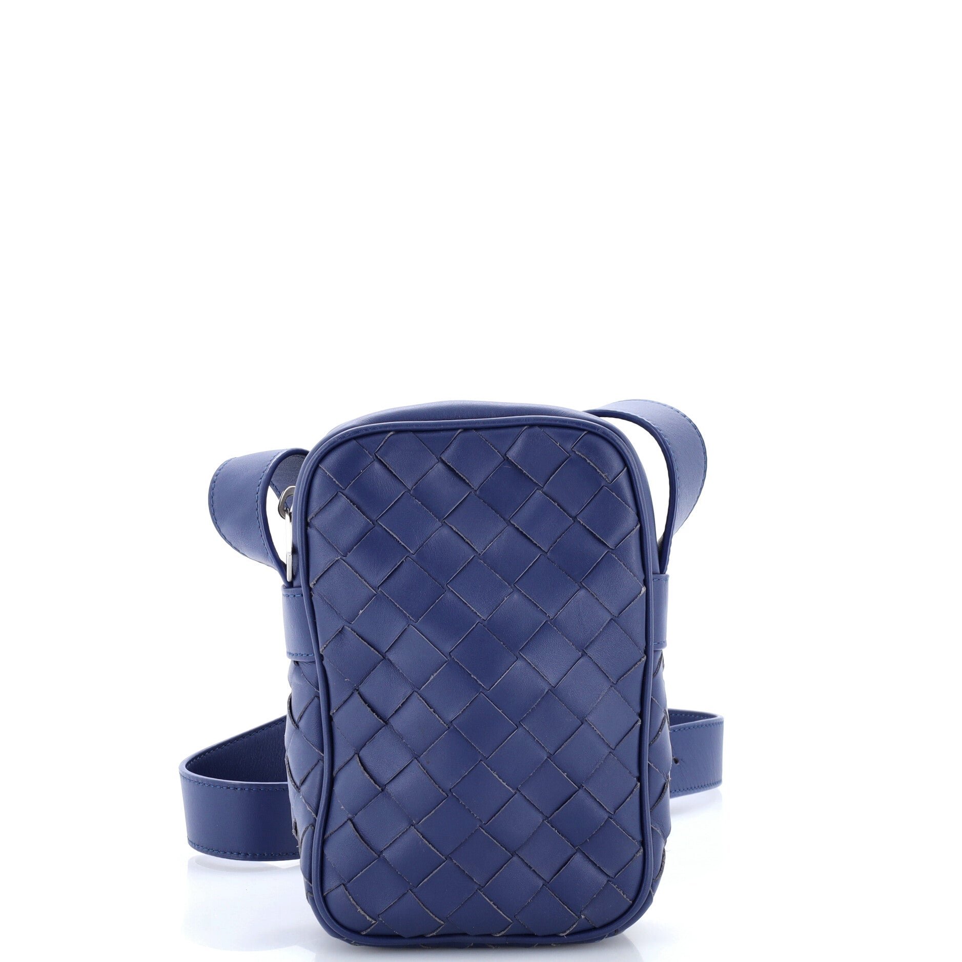 Zipped Phone Crossbody Bag Intrecciato Nappa