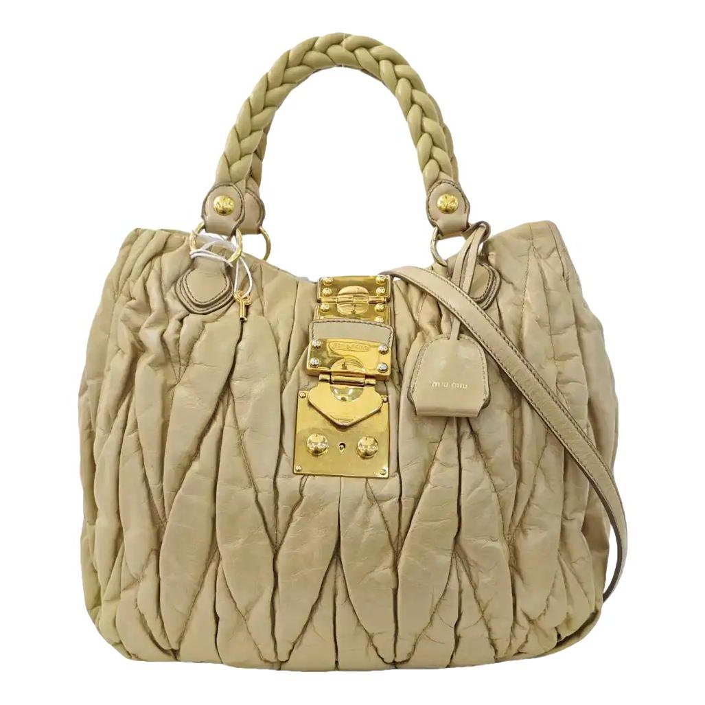 Leather handbag
