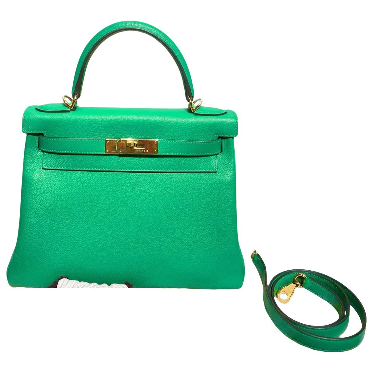 Kelly 28 leather handbag